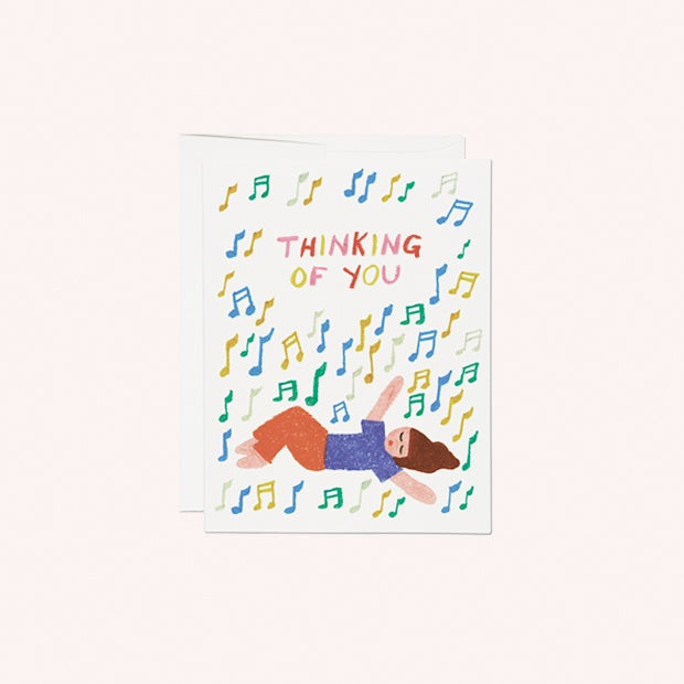 Single Card - Thinking of You Music Notes - KBN2619