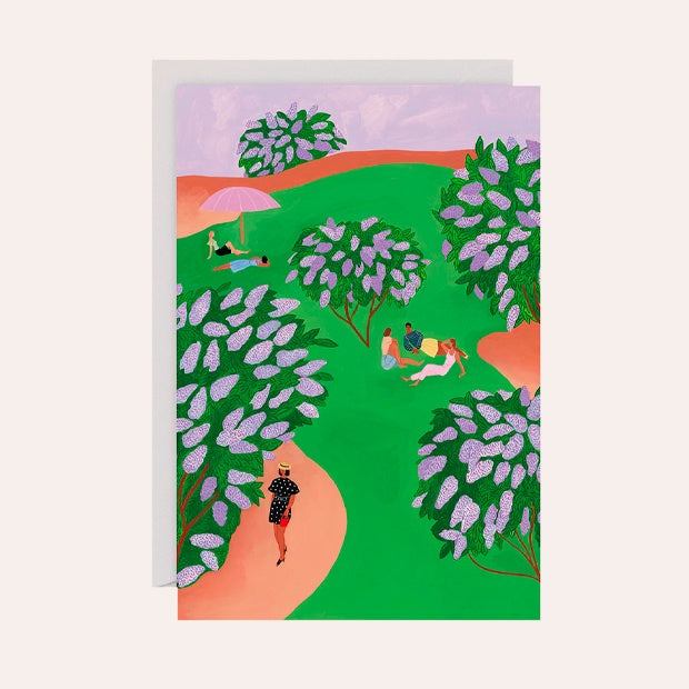 WRAP - Isabelle Feliu Collection - Single Card - Lilac Park