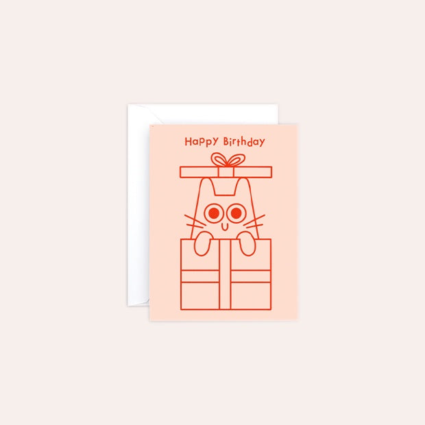 WRAP - Mini Collection - Elliot Kruszynski - Single Card with Foil - Cat in the Box