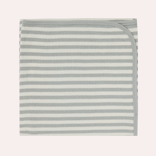 Waffle Baby Blanket - Sky Stripe