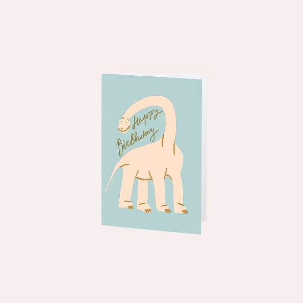 Wrap - Single Card - Happy Birthday Dinosaur
