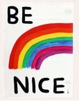 Be Nice Tea Towel x David Shrigley