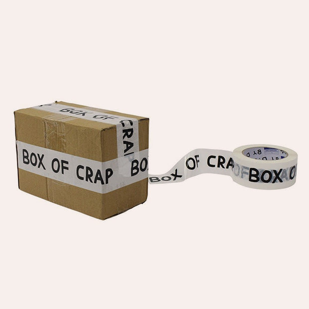 Box Of Cr*p Packing Tape x David Shrigley