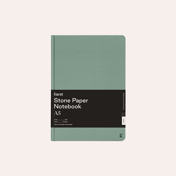 Karst - A5 Hard Cover Notebook - Ruled - Eucalypt