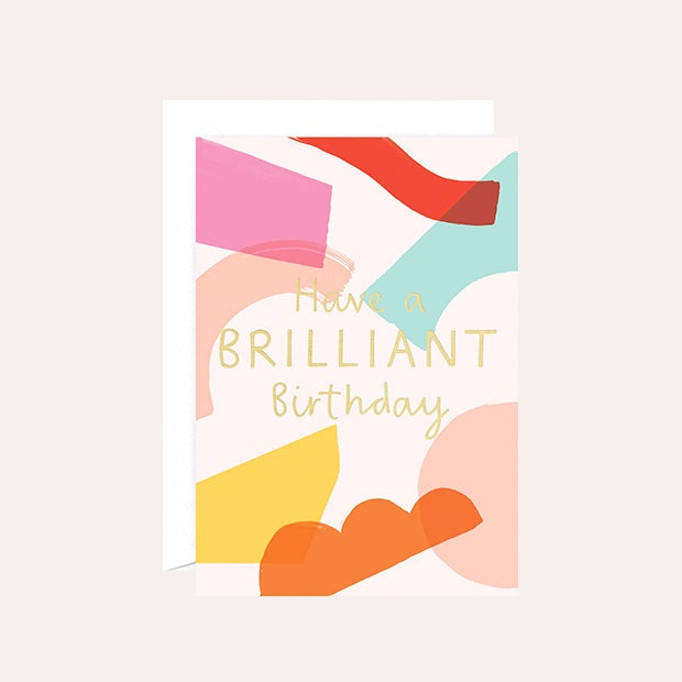 WRAP - Charlotte Trounce Collection - Single Card with Foil - Have a Brilliant Birthday
