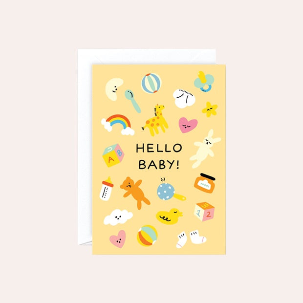 WRAP - Holly St Clair Collection - Single Card - Hello Baby